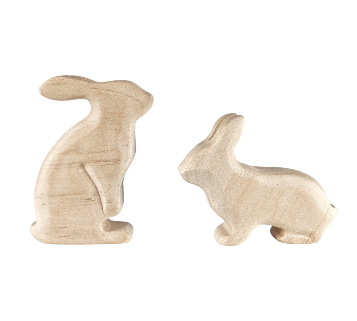 Carved Wood Bunny Buddies - set of 2 – Taraluna - Fair Trade, Organic,  Ethical & American Made Gifts