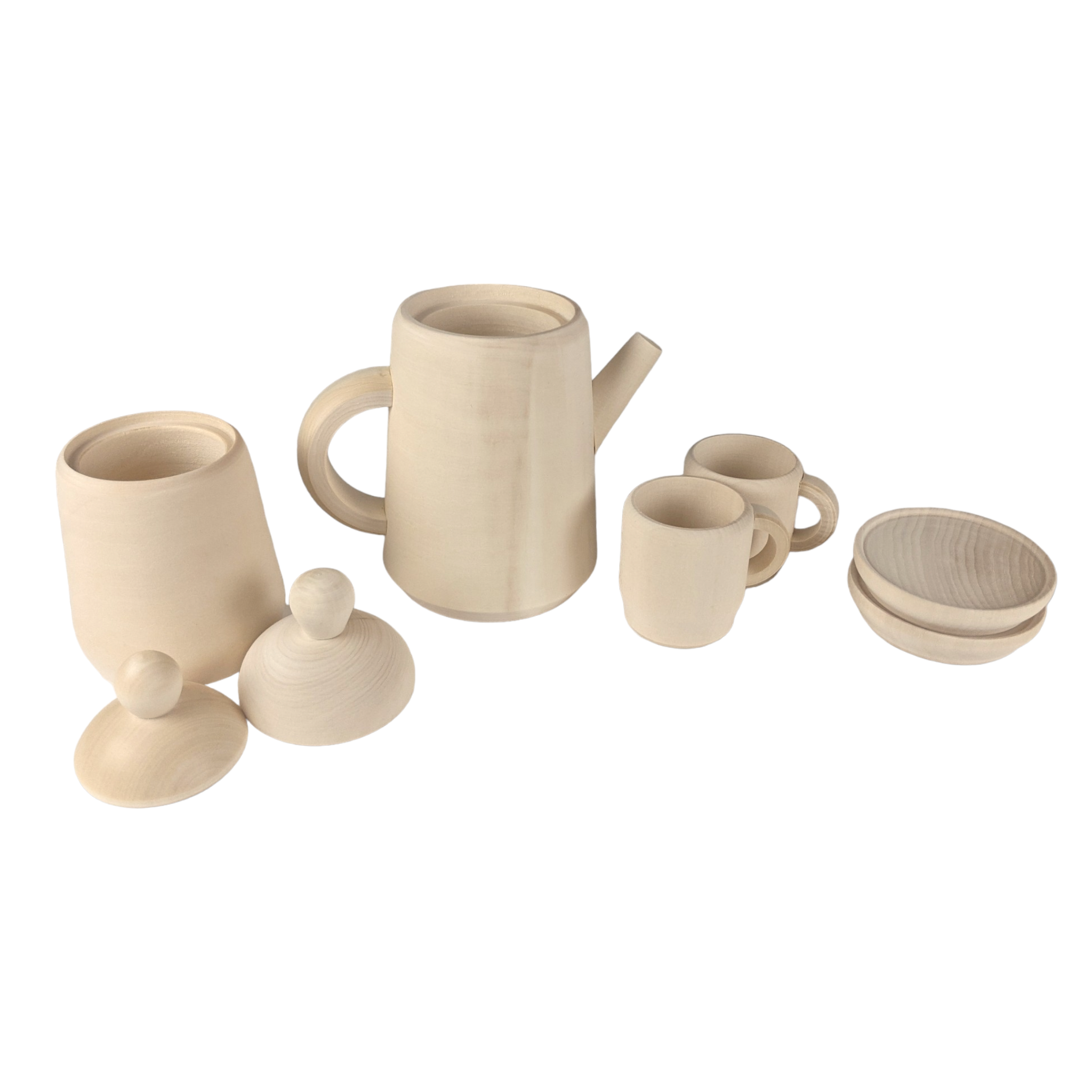 Luxshiny Pitcher 2 Sets Of Wooden Teapot Handle Pottery Tea