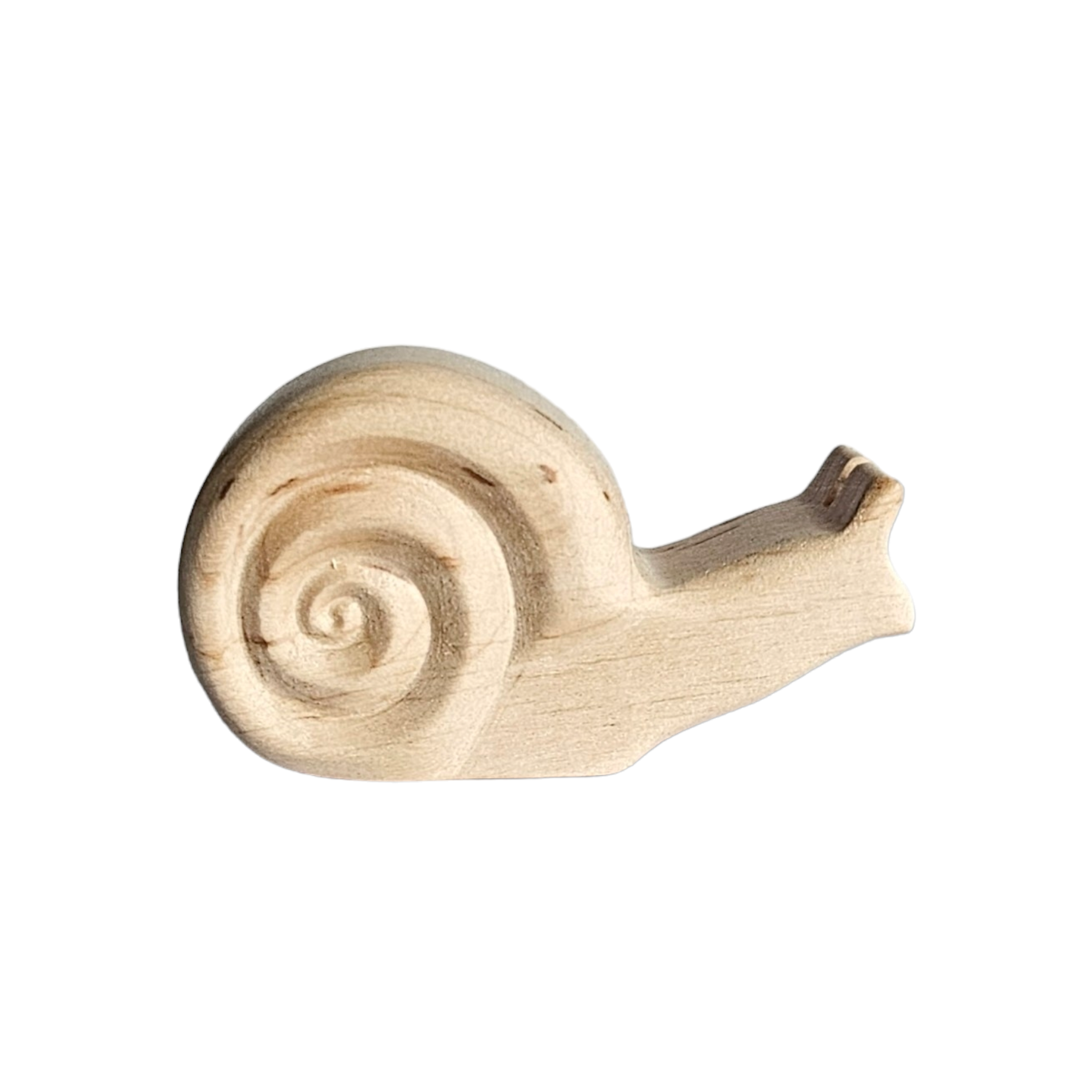 Wood Rocking Snail Miniature Carved Wooden Snail Figurine – Playspire LLC