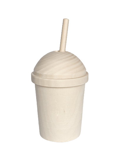 Drink Cup with Straw