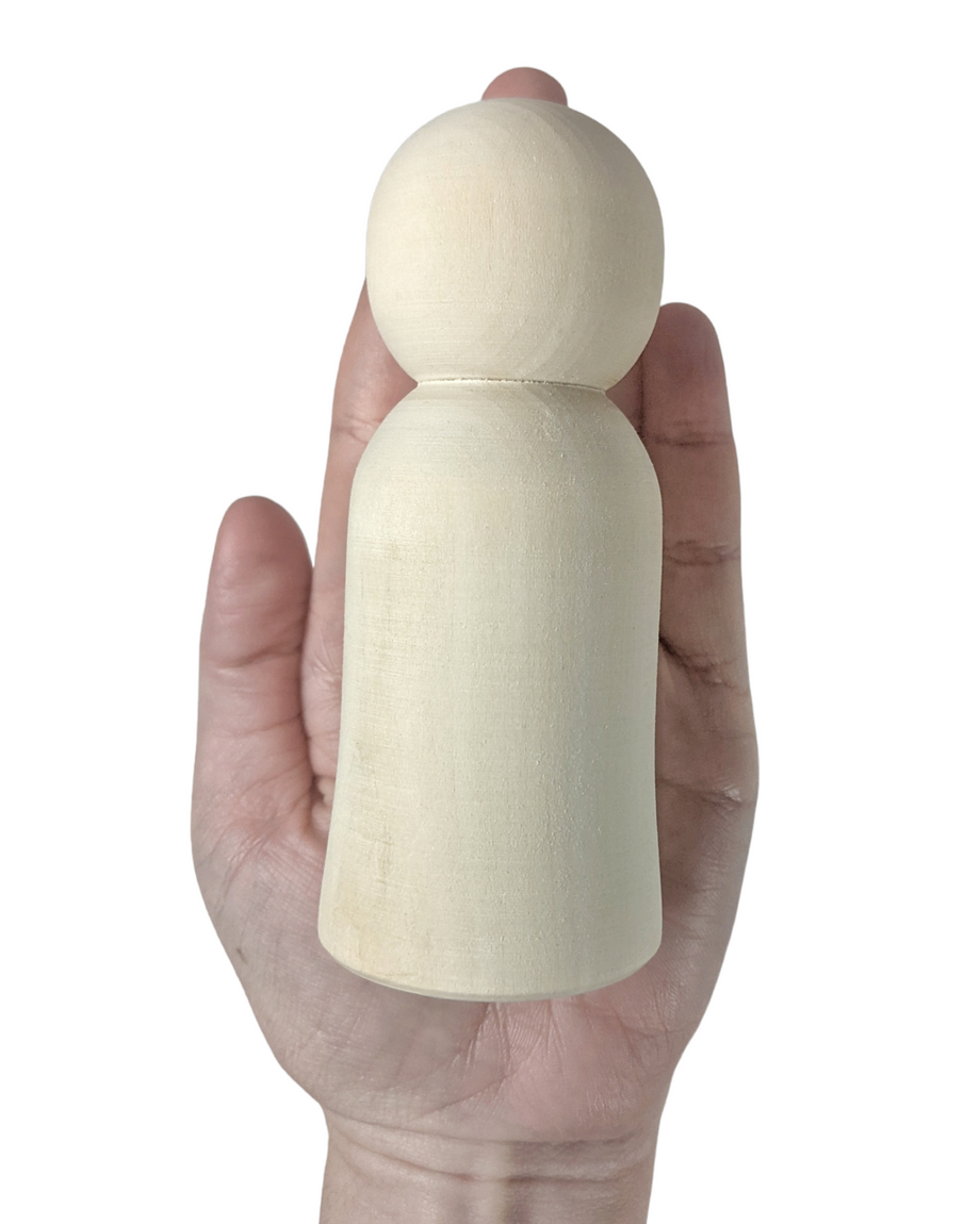 Large wooden peg dolls online